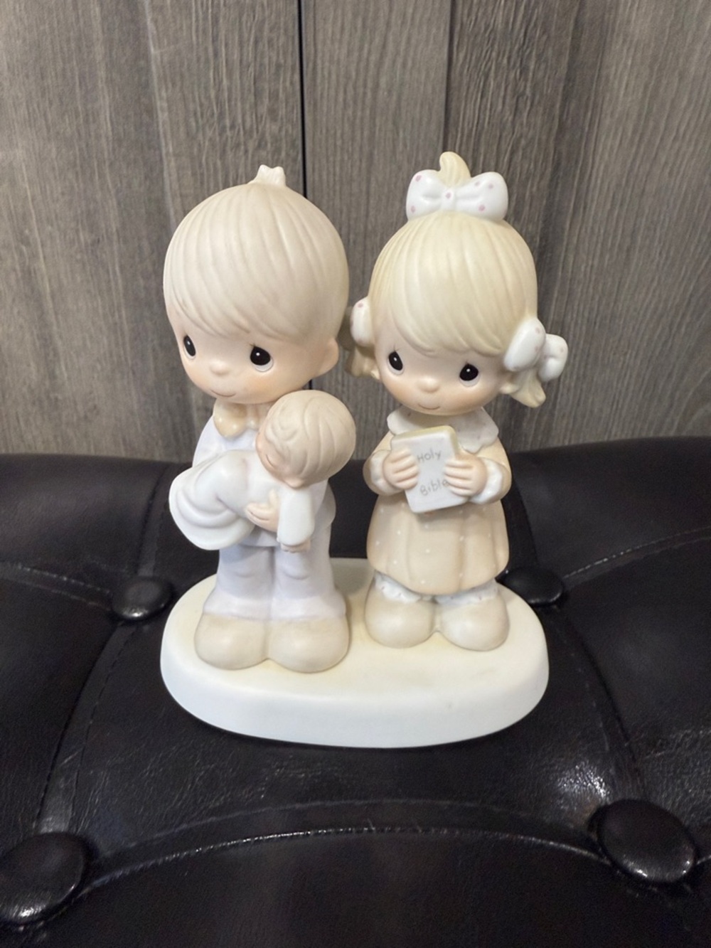 Precious Moments Rejoicing With You Baby Christening Porcelain Ceramic Figurine